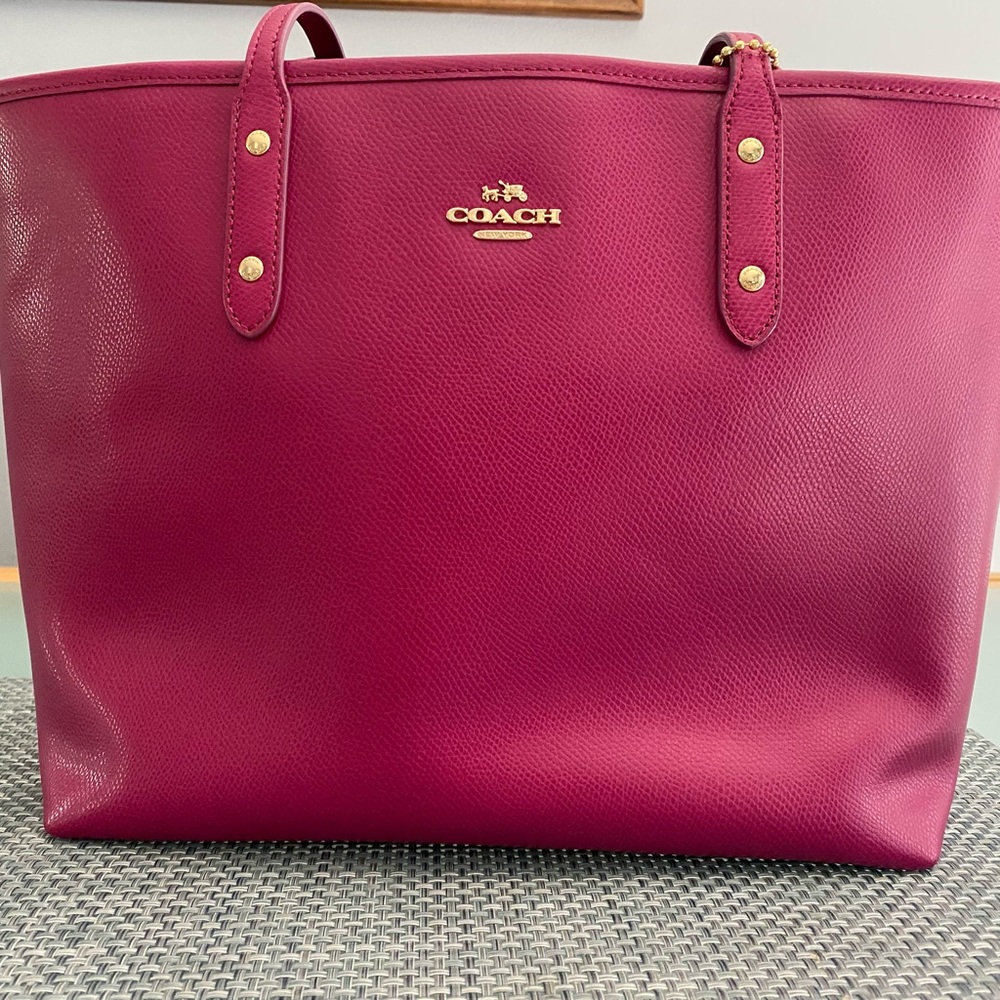Coach Fuchsia Tote Bag